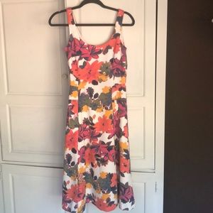 Floral garden party dress
